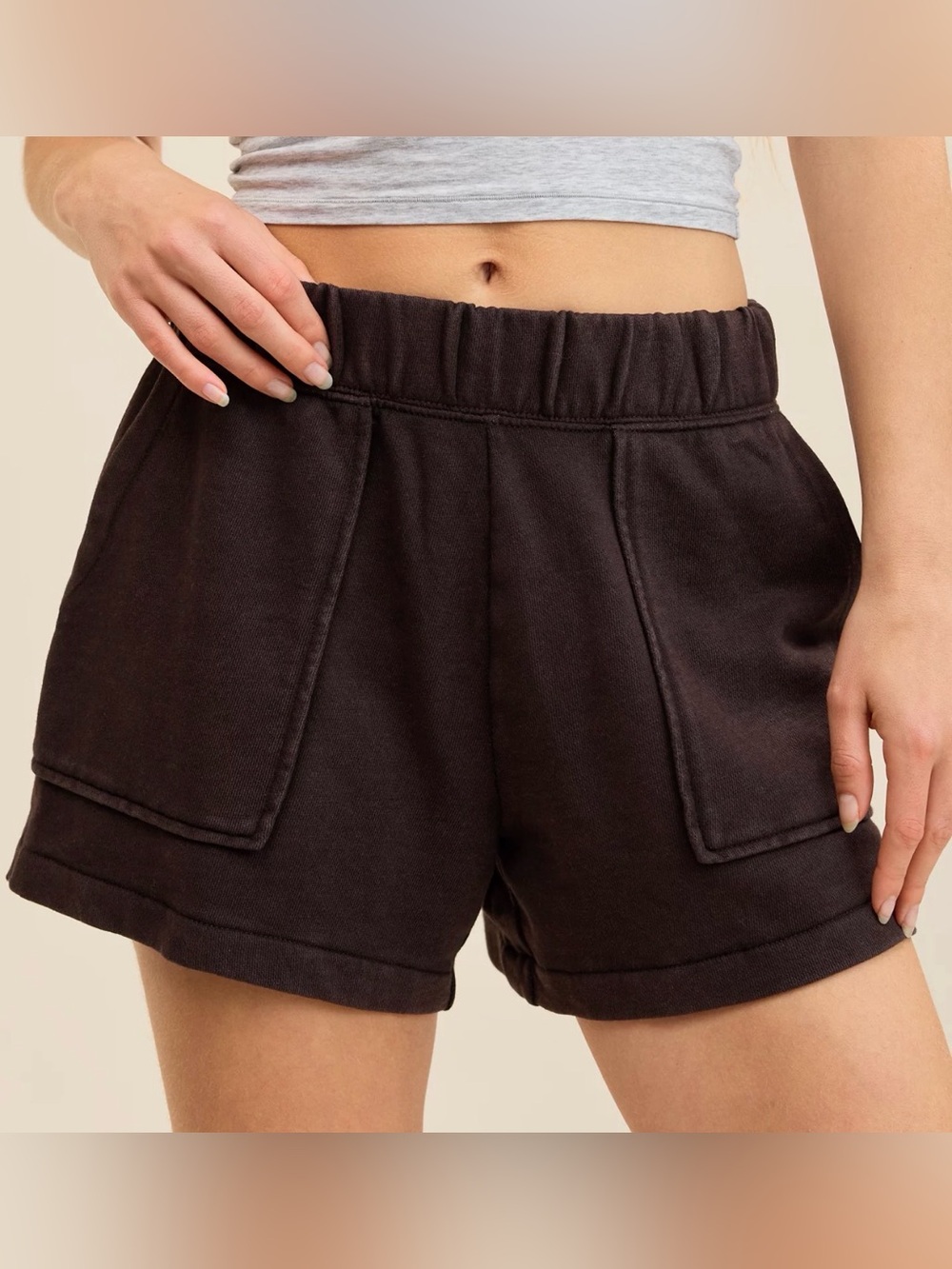 Aerie Go To Shorts, size S, Deep Earth